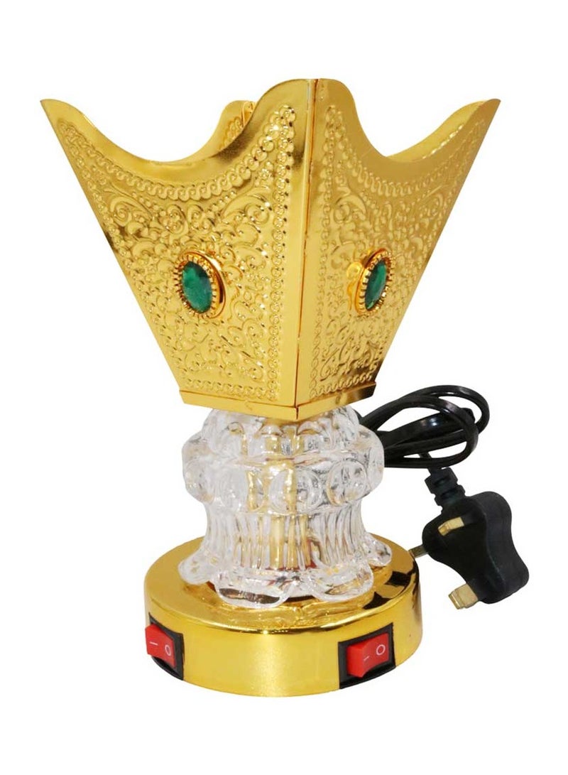Bakhoor BoSidin Electric Oud Burner – Elegant Crystal Base Design with Dual Switch Control – Stylish Mabkhara for Home, Office & Gift Use - Image 2