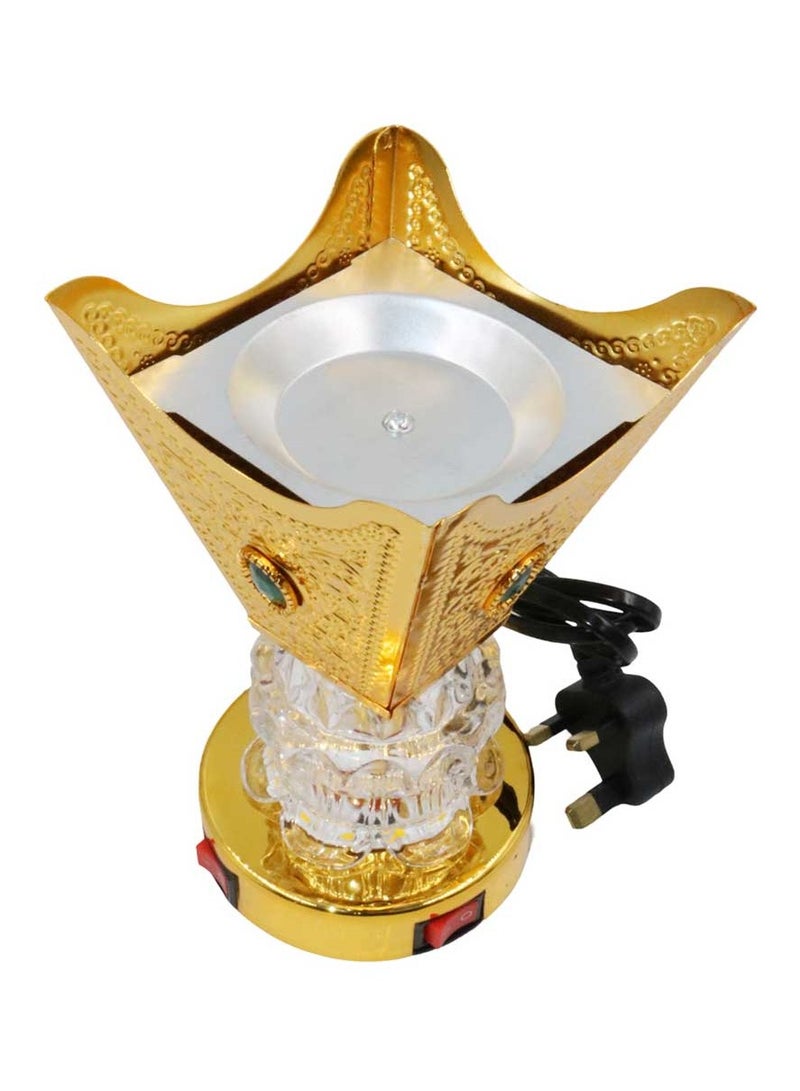 Bakhoor BoSidin Electric Oud Burner – Elegant Crystal Base Design with Dual Switch Control – Stylish Mabkhara for Home, Office & Gift Use - Image 3