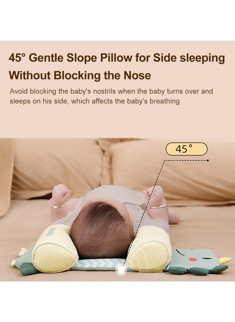 Dominy Baby Head Shaping Pillow, Newborn Pillow to Prevent Flat Head, Baby Head Pillow,Flat Head Baby Pillow, Baby Sleeping Pillow, Baby Pillows for Sleeping for 0-3 Years  - Image 2