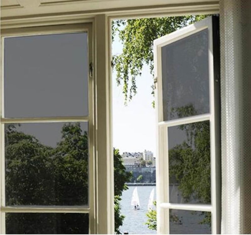 CVANU Privacy Window Tint for Home Solar Film Heat Control Window Film Office Privacy Glass Window Sticker Smooth Glass, CV 12''x75'' - Image 4