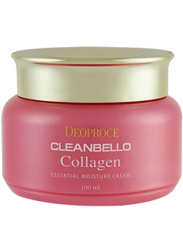 DEOPROCE - DEOPROCE CLREANBELLO COLLAGEN  ESSENTIAL MOISTURE CREAM 100ml - Image 1