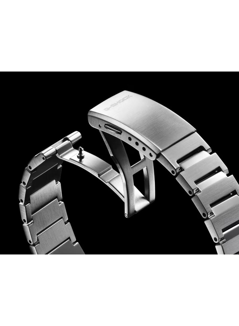 G-SHOCK G‑Steel Solar Men's Watch GST‑B1000D‑3ADR, 44.2 mm Textured Green Dial, Stainless Steel & Resin Case & Bracelet, Shock Resistant, Bluetooth, 200 m WR - Image 3