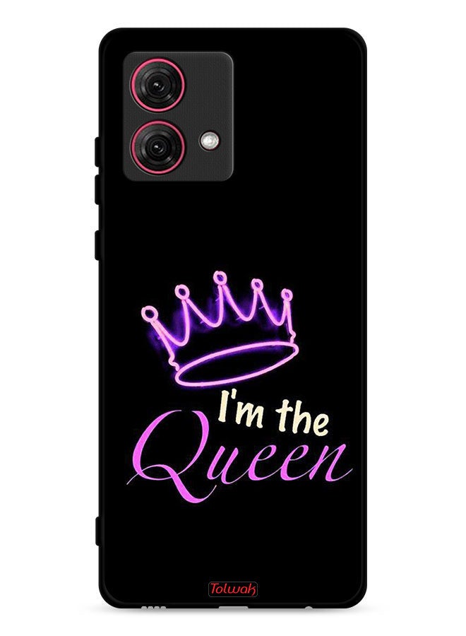 Tolwak Motorola Moto G84 5G Protective Case Cover I Am The Queen - Image 1