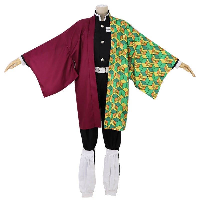 Ghost Extinguishing Blade Charcoal Zhilang Kitchen Gate Mi Douzi My Wife Shan Yi Fukuoka Yoshiyuki cosplay Clothing Wholesale Men and Women Tomioka Yoshinoka Clothes Full Set 
