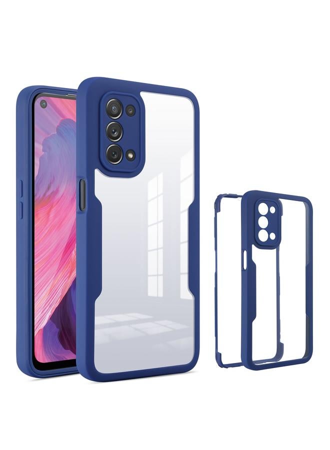 اس-توب جراب لهاتف OPPO A74 5G مصنوع من الأكريليك والبولي يوريثان الحراري، بتغطية كاملة 360 درجة - Image 1