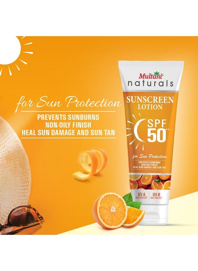 Multani لوشن واقي من الشمس مولتاني ناتشورالز SPF 50++ | طيف واسع UVA/UVB | حماية من الضوء الأزرق | بدون أثر أبيض | مقاوم للماء، خفيف للغاية وغير لزج | للبشرة الدهنية، الجافة والحساسة | للنساء والرجال | خالي من البارابين، والزيوت المعدنية والكبريتات | 100 مل - Image 5