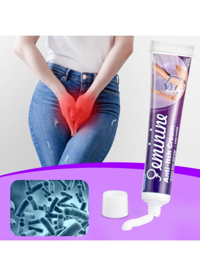 Sumifun - Vulva Itch Cream, Fast-Acting Anti-Itch Cream for Women, Anti-Itch Vaginal Cream, Relieves Feminine Dryness, Itching, Redness, Burning, Irritation, Odor, Helps Soothes Skin 20g - Image 1