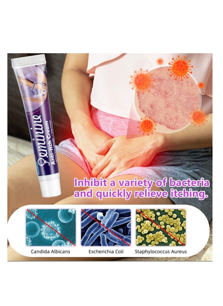 Sumifun - Vulva Itch Cream, Fast-Acting Anti-Itch Cream for Women, Anti-Itch Vaginal Cream, Relieves Feminine Dryness, Itching, Redness, Burning, Irritation, Odor, Helps Soothes Skin 20g - Image 1