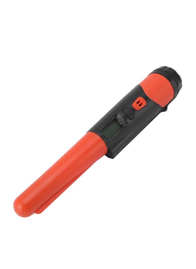 Thoraya - Metal Detector Pinpointer IP66 Waterproof Handheld Pin Pointer Wand with LCD Screen for Treasure Hunting Gold Detecting Built in Flashlight Orange - Image 1
