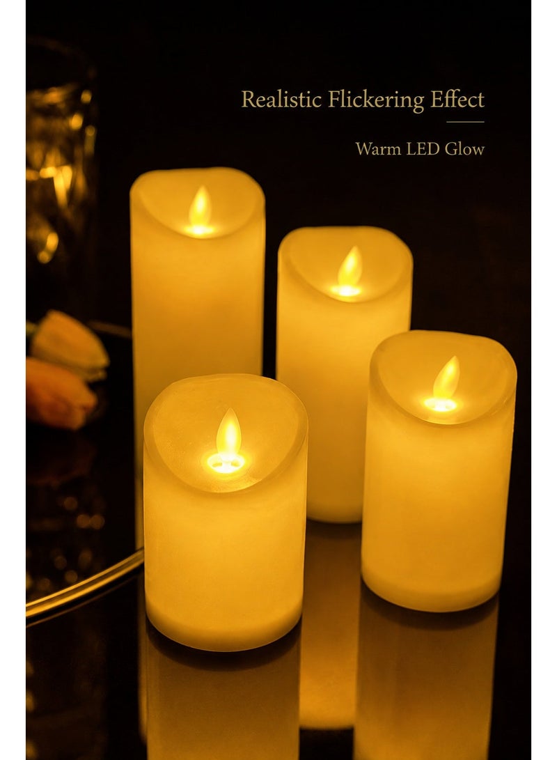 5PCS Flameless LED Candles Battery Operated Flickering Pillar Candles for Home Decoration - Image 3