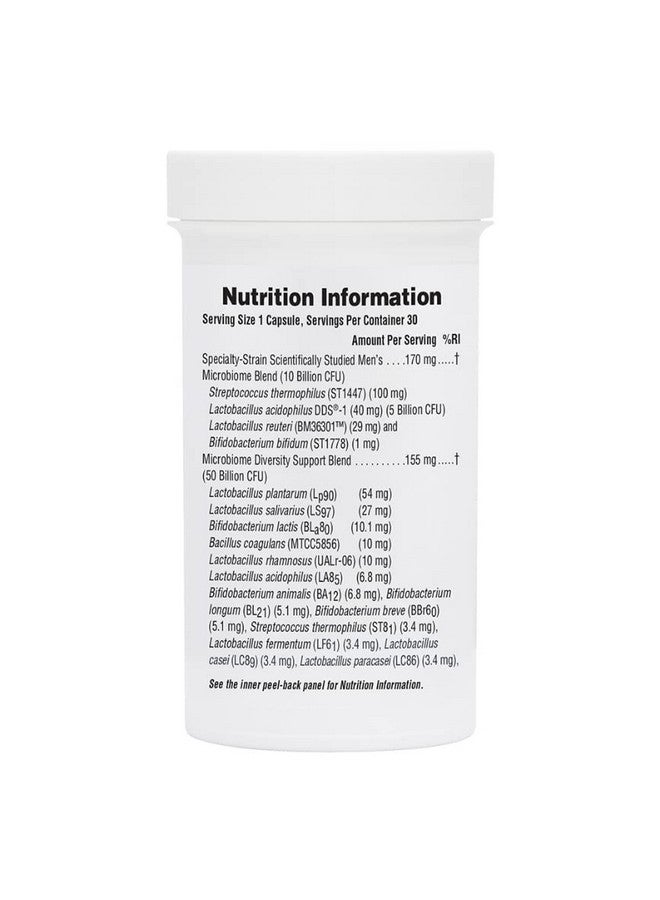 Natures Plus GI Natural Probiotic Men - 30 Capsules - Digestive & Prostate Health, Immune Strength - Includes Saw Palmetto - Gluten Free - 30 Servings - Image 4