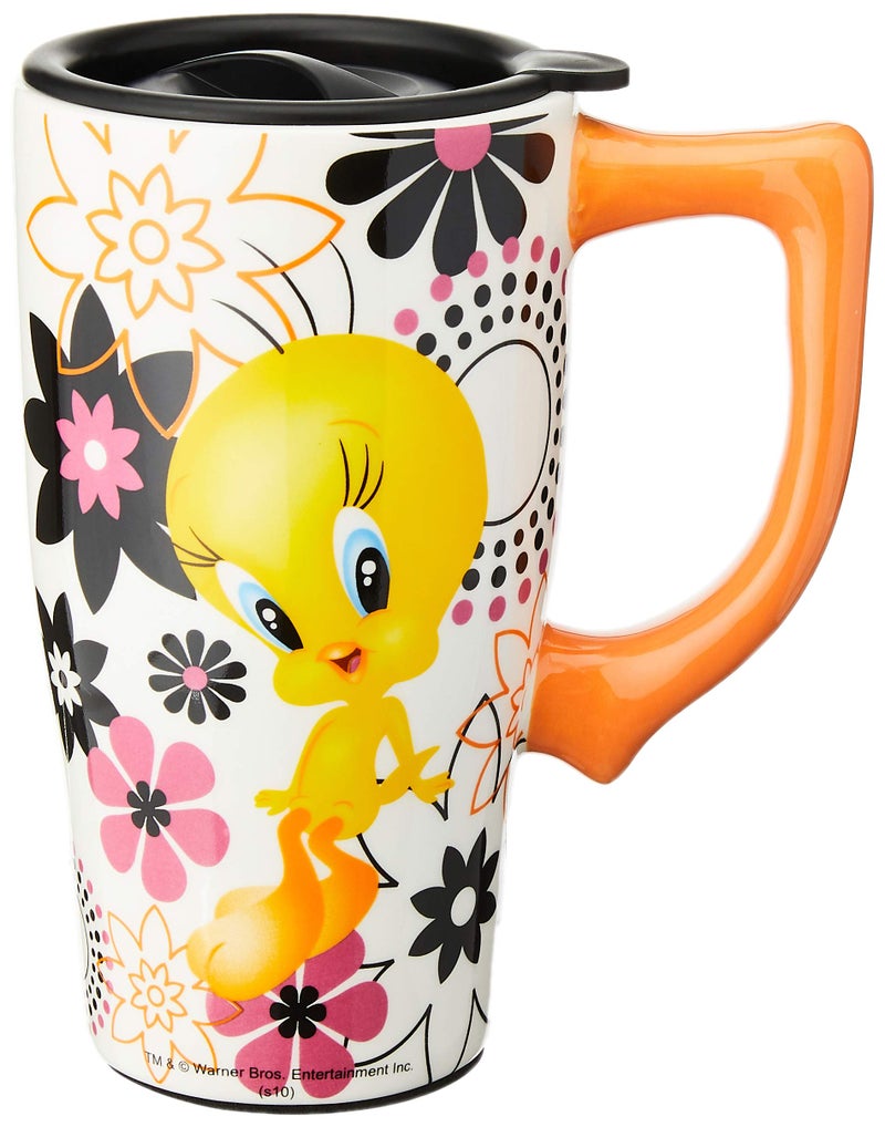 Spoontiques TWEETY TRAVEL MUG 18 ounces