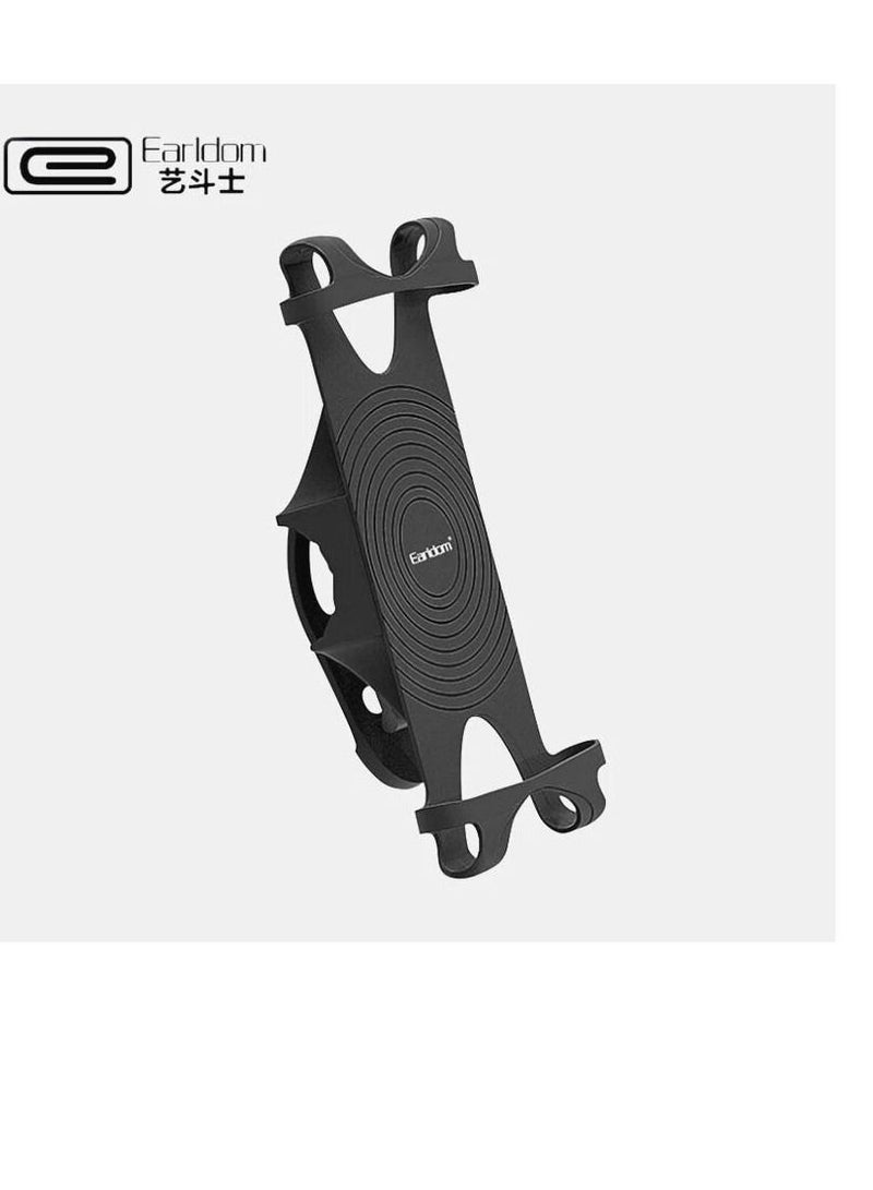 Earldom Adjustable Bicycle Mobile Phone Holder Shockproof - Image 1