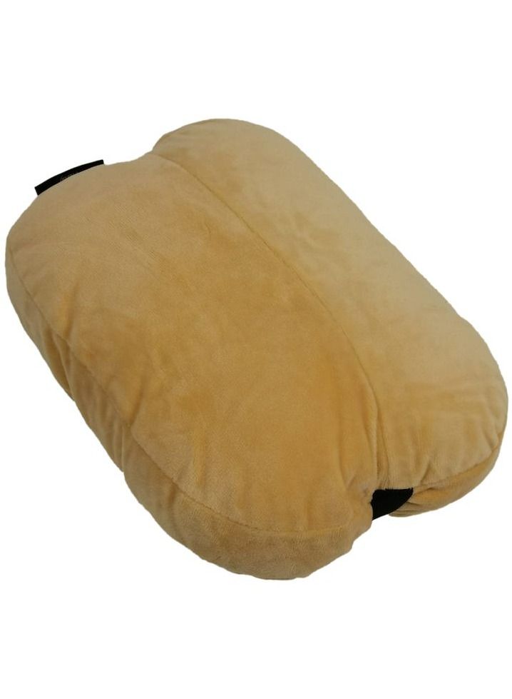 MOB Comfort Travel Pillow Car Neck Rest High Grade Memory Foam Contoured  Car Headrest Universal Fit 1 Pcs, MOB, Beige - Image 2