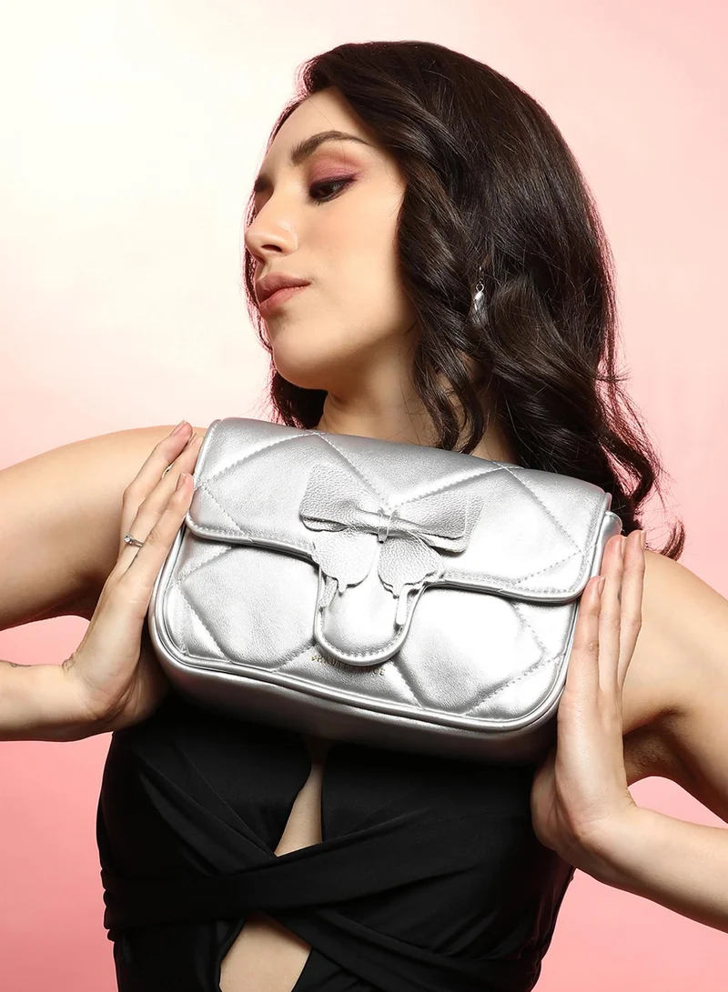 Haute Sauce The Quilted Butterfly Shoulder Bag