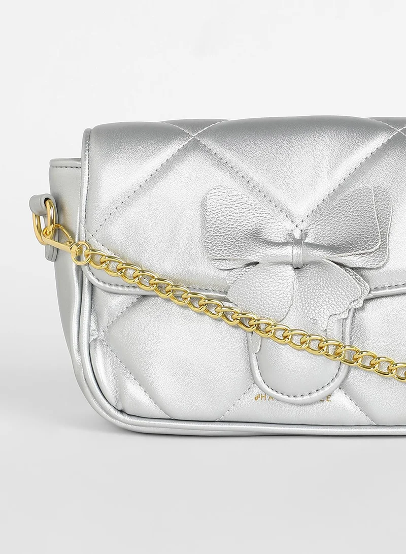 Haute Sauce The Quilted Butterfly Shoulder Bag