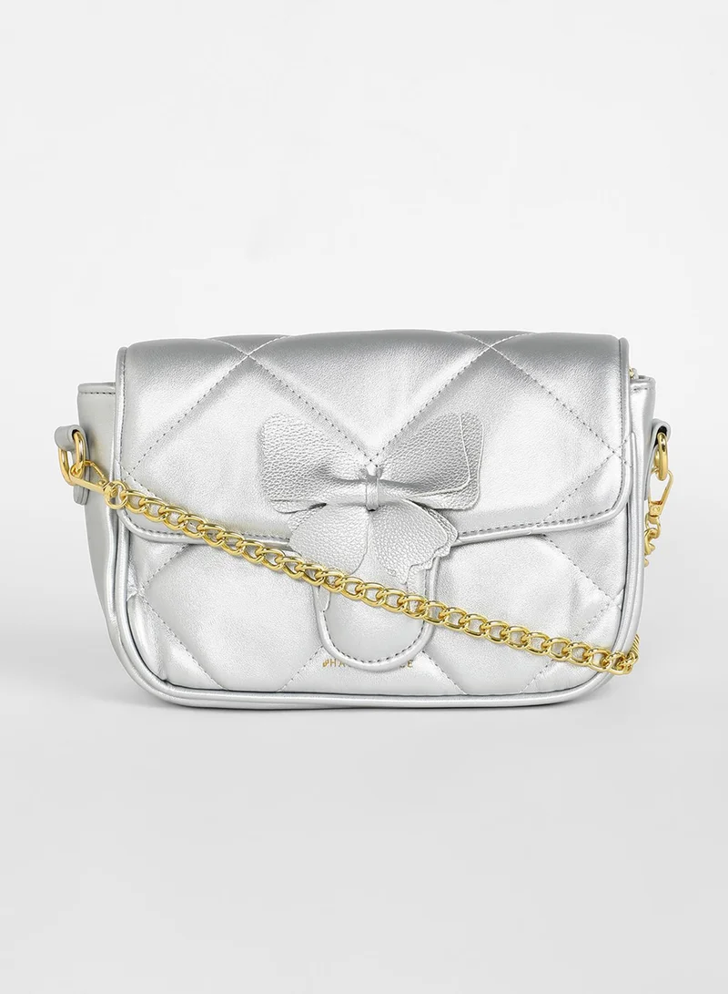 Haute Sauce The Quilted Butterfly Shoulder Bag