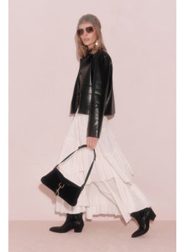 Manuka Layered Boho Voile Skirt Ecru  - Image 1