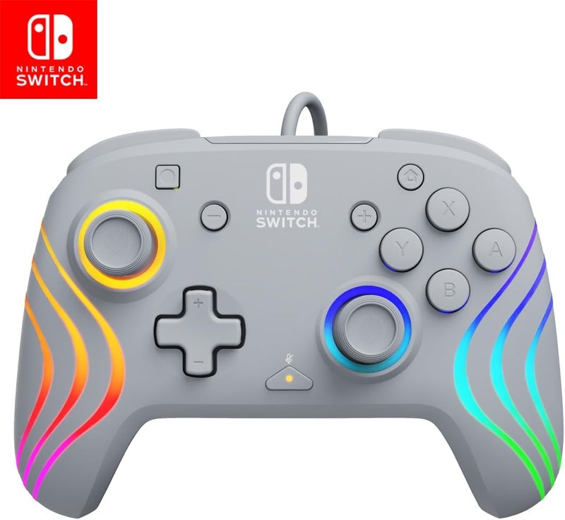Afterglow WAVE Wired Ctrl ل Nintendo Switch (الرمادي) - Image 1