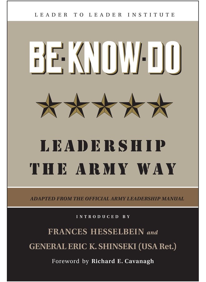Be * Know * Do, Adapted from the Official Army Leadership Manual