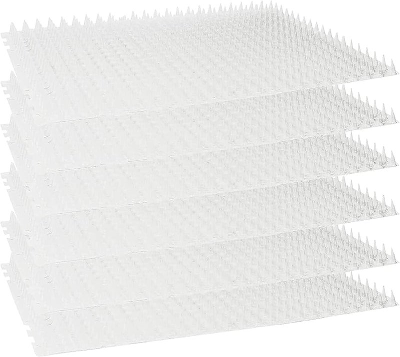 Homarden Cat Deterrent at Home - Pack of 6 Pet Deterrent Mats for Cats and Dogs - Indoor and Outdoor Spike Mats for Pet Training - Durable, Lightweight, Cut-to-Size Design - White, 42 x 34 x 2.5 cm - Image 1