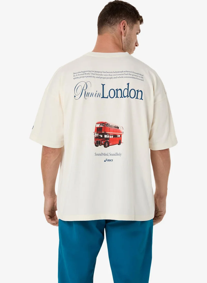 اسيكس تيشيرت تراثي ثقيل للجري في المدينة