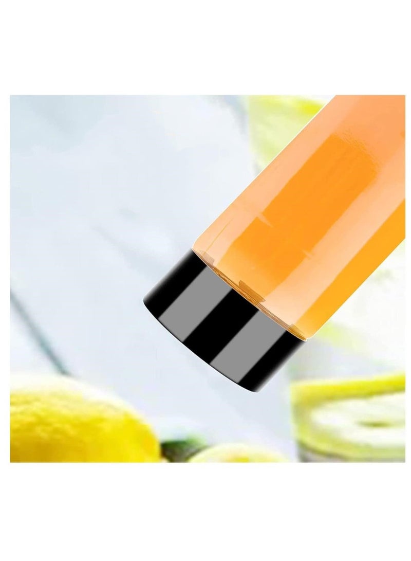 FUFU 12Pcs 7oz  Clear  Plastic Juice Bottles with Black Lids  Plastic Smoothie Bottles Ideal for Juice, Milk, Homemade - Image 3