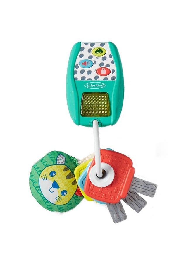 infantino Lights & Music Busy Key Set/Activity Toy For Baby From 3 Months And Above - Multicolour  - Image 2