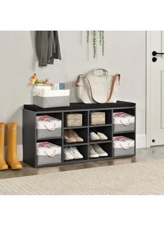 FASHION HOME 2PCS Storage Bins with Sturdy Cotton Handles Fabric Baskets for Organizing Closet Boxes  - Image 3
