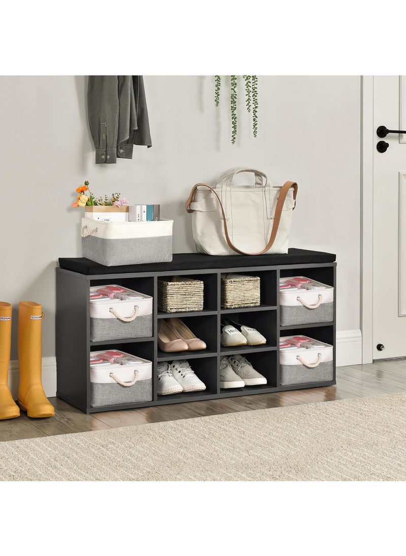 FASHION HOME - 2PCS Storage Bins with Sturdy Cotton Handles Fabric Baskets for Organizing Closet Boxes - Image 1