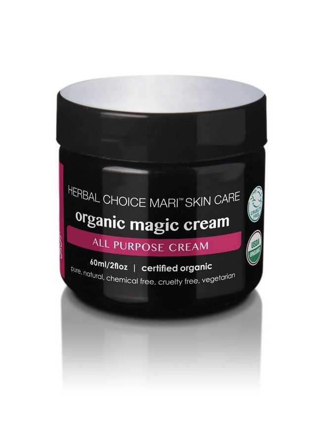 Nature's Brands Organic Magic Cream (Healing & Repair) By Herbal Choice Mari (2 Fl Oz Jar) No Toxic Synthetic Chemicals Tsaapproved Travel Size - Image 2