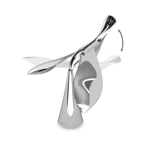 Umbra Tipsy Bottle Opener Balancing Bird Sculptural Bar Tool and Accessory Chrome - Image 1