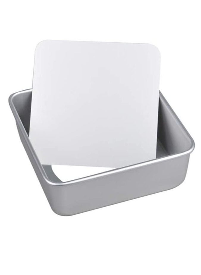 Nonstick Aluminum Square Cake Pan Baking Tool with Removable Bottom