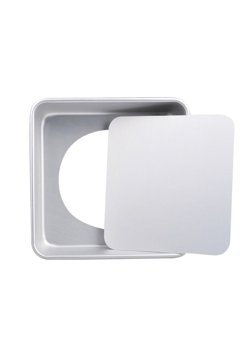Nonstick Aluminum Square Cake Pan Baking Tool with Removable Bottom