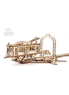 UGEARS UGears Mechanical Town Series | Tram Line | Mechanical Wooden 3D Puzzle Model Assembly Kits for Kids | Tram Toy Set STEM Projects DIY Kit | Puzzles Games for Adults Educational Kit | Construction Set  - Image 2