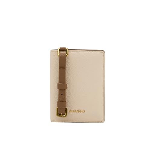 Miraggio Atlas Passport Cover | Passport Cases | Passport Case Covers with Adjustable Wristlet & 4 Card Slots, 1 Passport Compartment & Functional Pockets (Ivory) - Image 5
