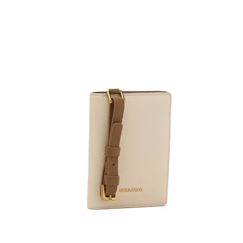 Miraggio Atlas Passport Cover | Passport Cases | Passport Case Covers with Adjustable Wristlet & 4 Card Slots, 1 Passport Compartment & Functional Pockets (Ivory) - Image 1
