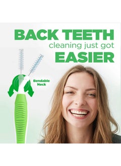 Gum Proxabrush Go-Betweens - Tight - Interdental Brushes - Soft Bristled Dental Picks For Plaque Removal Health - Safe For Braces & Dental Devices, 10Ct (4Pk)  - Image 5