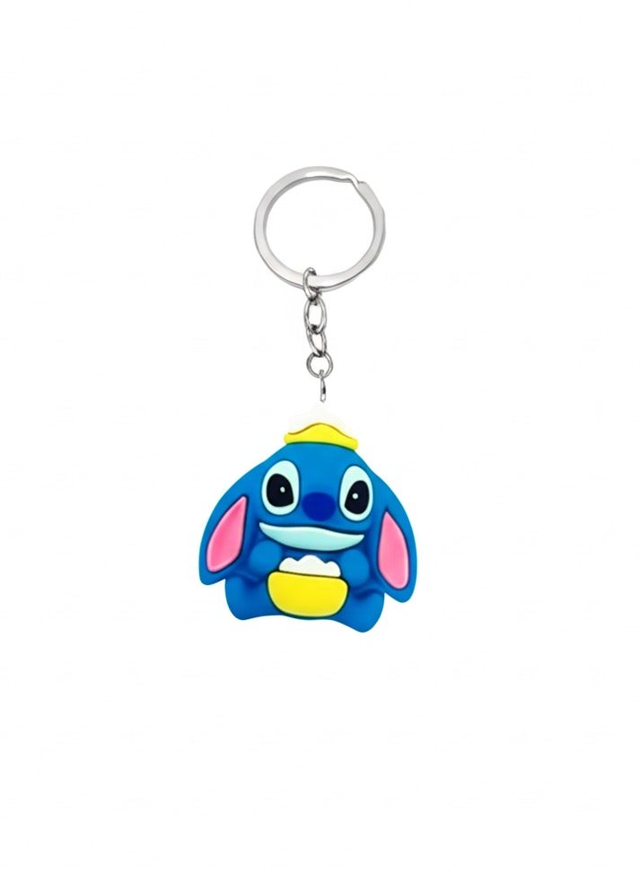 Generic Premium Stitch Silica Gel Keychain – Cute Disney Character Pendant, Fun Backpack & Bag keychain, Ideal Gift for Kids & Adults  - Image 1