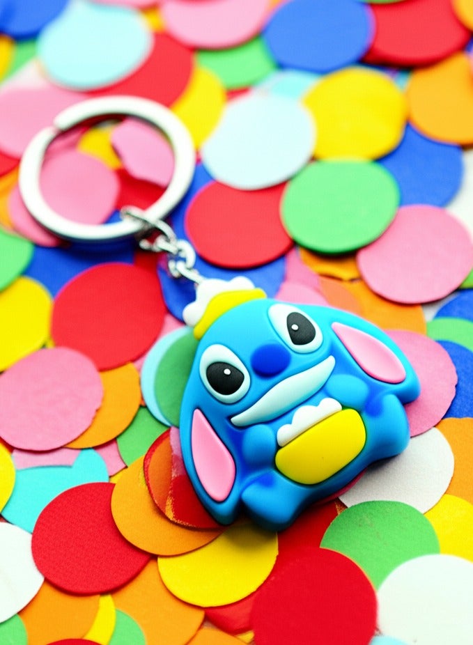Generic Premium Stitch Silica Gel Keychain – Cute Disney Character Pendant, Fun Backpack & Bag keychain, Ideal Gift for Kids & Adults  - Image 4