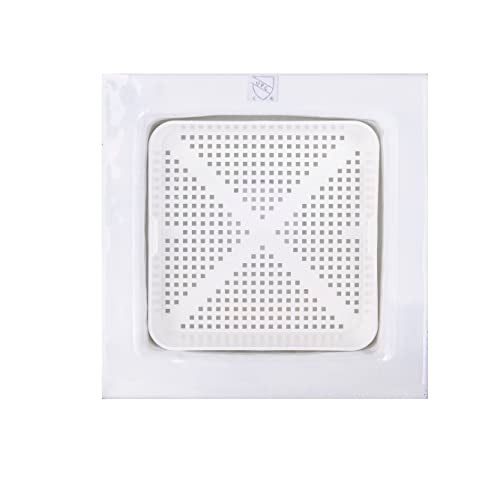 STEADYKLEEN - 8.5-inch Floor Sink Drain Cover Alternative, Square Drain Basket for Restaurants, Use Below 3 Compartment Sink. Sink Strainer with 0.19-inch Holes, Versatile Plastic Drain Screen Basket - Image 2