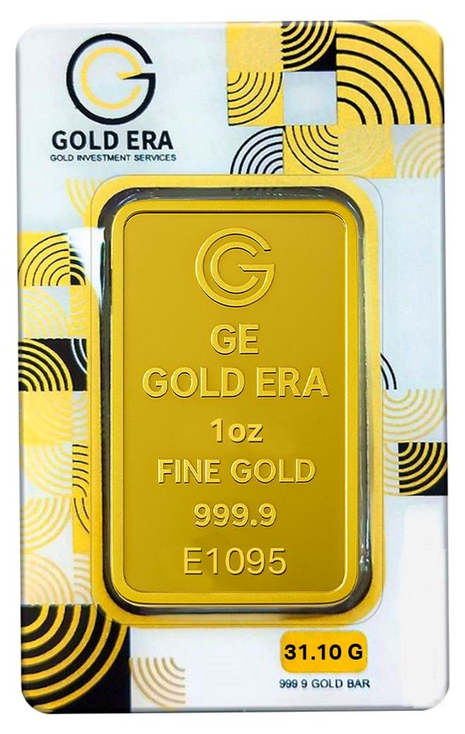 GOLD ERA 24K (999.9) 31.1G- Gold Bar - Premium 24 Karat Solid GOLD BAR for Investment, Collectors & Wealth Protection - Image 1