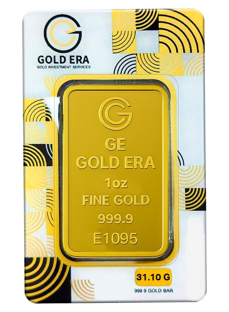 جولد ايرا جولد إيرا 24 قيراط (999.9) 31.1- جرام سبائك ذهب - سبائك ذهب 24 قيراط صلبة للاستثمار، وجامعي التحف، وحماية الثروات - Image 1