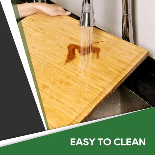 RVGUARD غطاء موقد RVGUARD، لوح تقطيع مع أرجل قابلة للتعديل وأخاديد للعصير لمقطورة التخييم الغازية أو الكهربائية (17"x20") - Image 3