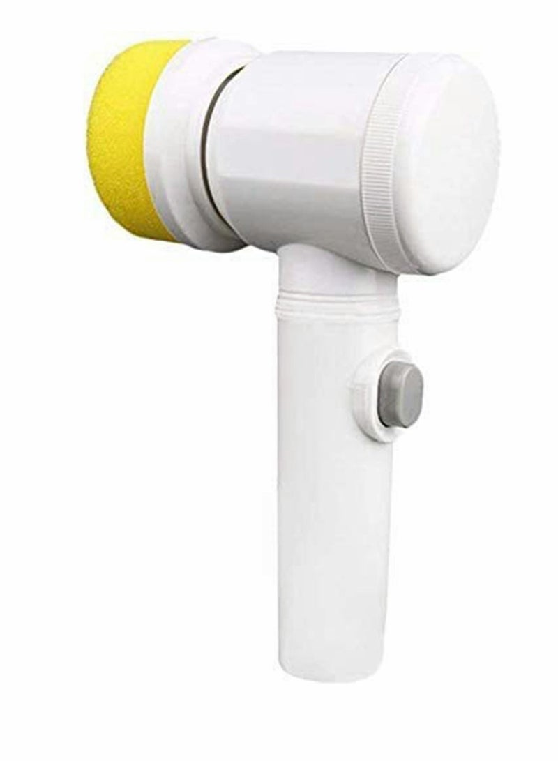 Y&D Electric Cleaning Brush, Multifunctional 5 in 1 Household Magic ABS Nylon Kitchen Bathtub for Tub Tile Floor Sink Window Brush Cleaner (White) - Image 5