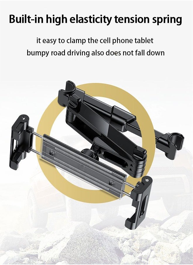 HOOPZOZA Tablet Holder for Car 360 Rotatable and Retractable Car Phone Holder Back Seat Road Trip Essentials for 4.7-12.9 Inch Devices Ipad Holder for Car Ipad Car Holder Tablet Holder Car  Phone Holder  - Image 5