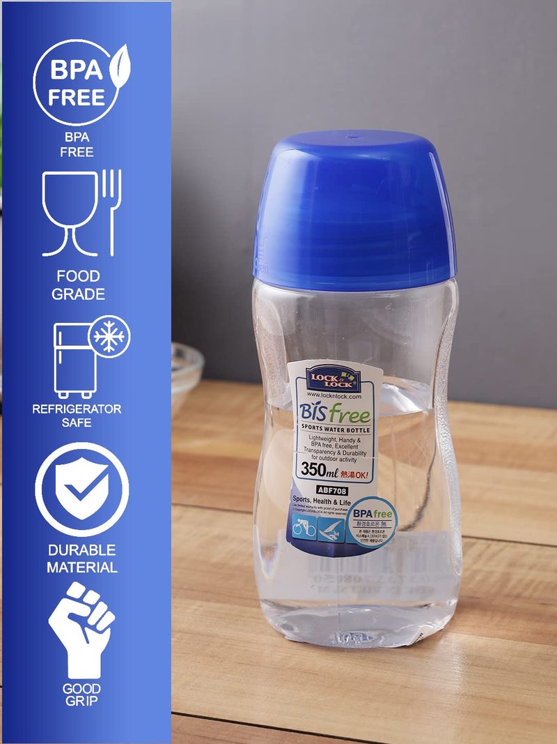 LOCK & LOCK LocknLock Water Bottle 350ml – Tritan, Leak-Proof, Lightweight Reusable Water Bottle for Daily Use - Image 5