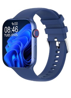 Zoom Plus 2023 New Bluetooth Calling Full Screen Touch Heart Rate Monitoring Smart Watch Blue  - Image 2