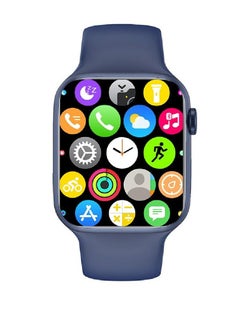 Zoom Plus 2023 New Bluetooth Calling Full Screen Touch Heart Rate Monitoring Smart Watch Blue  - Image 3