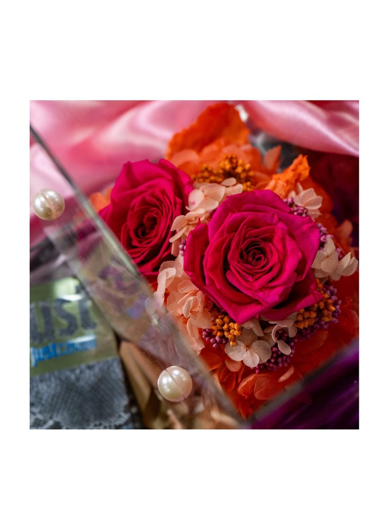   صوفيا طبيعة صندوق أكريليك مع زهرة إنفينيتي بريزيرف وكافالي - Image 4